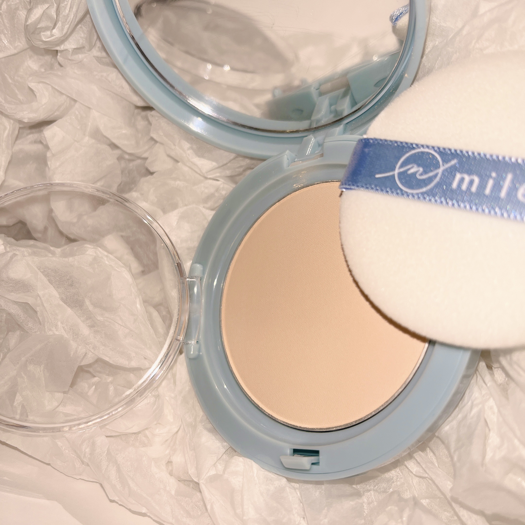 スムースフィットファンデーション/mileda/パウダーファンデーションを使ったクチコミ（2枚目）