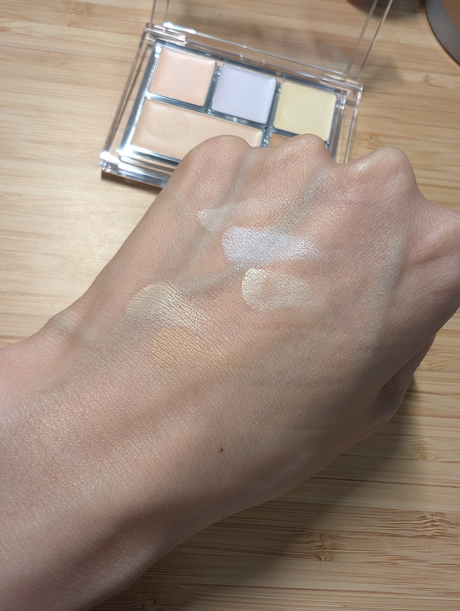 キル カバー ファンウェア コンシール パレット 01 PURE JOY/CLIO/パレットコンシーラーを使ったクチコミ（3枚目）