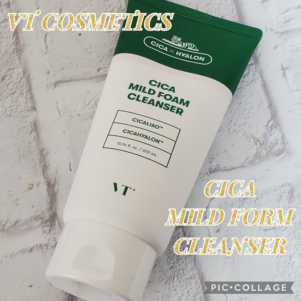 CICA マイルドフォームクレンザー/VT/洗顔フォームを使ったクチコミ(1枚目)