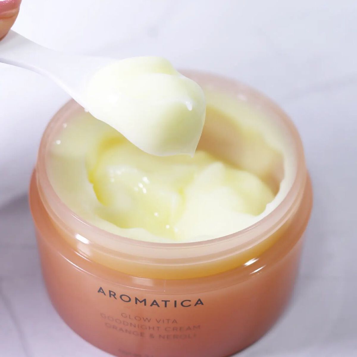 グロービタグットナイトクリーム/AROMATICA/フェイスクリームを使ったクチコミ（3枚目）