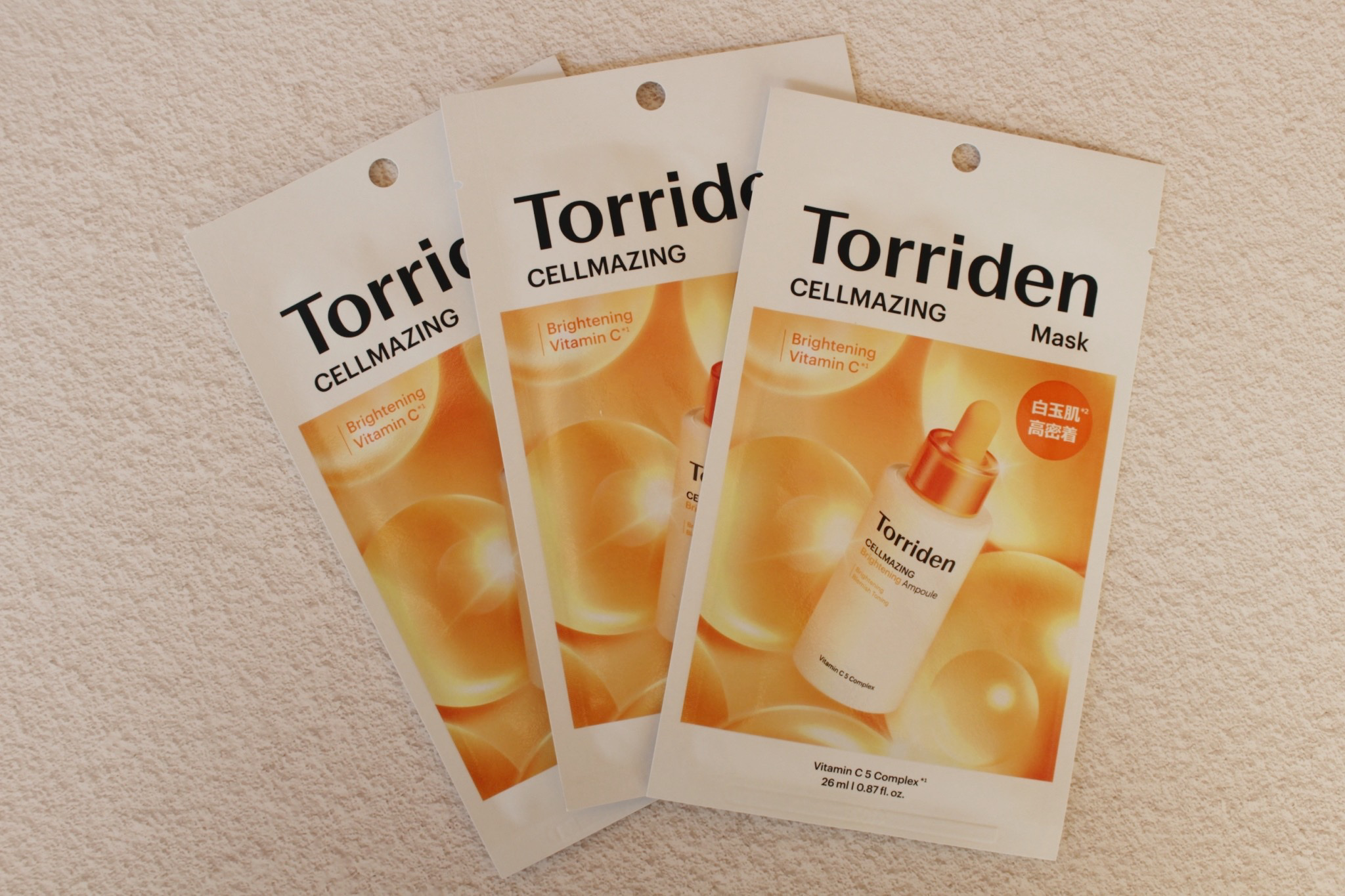 セルメイジング ビタC ブライトニングマスク/Torriden/シートマスク・パックを使ったクチコミ（2枚目）