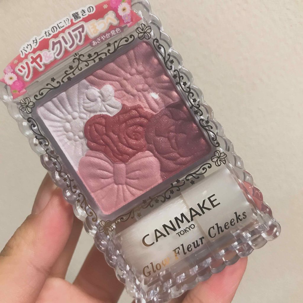 グロウフルールチークス/キャンメイク/パウダーチークを使ったクチコミ(1枚目)