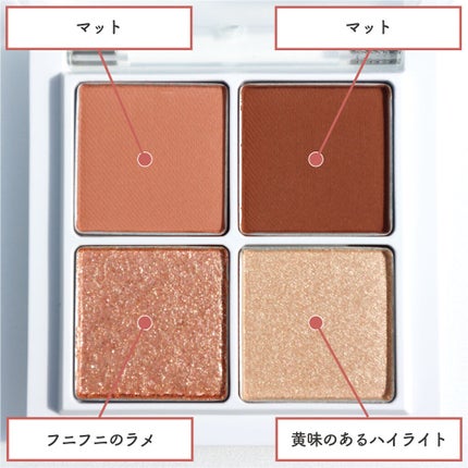 THE アイパレR/b idol/アイシャドウパレットを使ったクチコミ(3枚目)