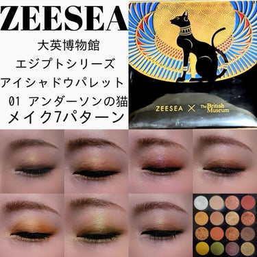 大英博物館 エジプトシリーズ アイシャドウパレット/ZEESEA/アイシャドウパレットを使ったクチコミ（1枚目）