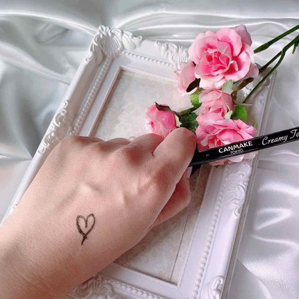 クリーミータッチライナー/キャンメイク/ジェルアイライナーを使ったクチコミ(3枚目)