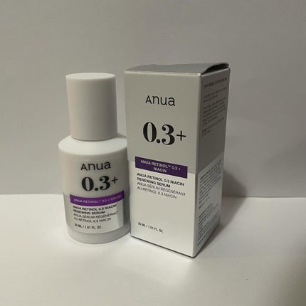 レチノール0.3 ナイアシンリニューイングセラム/Anua/美容液を使ったクチコミ(2枚目)