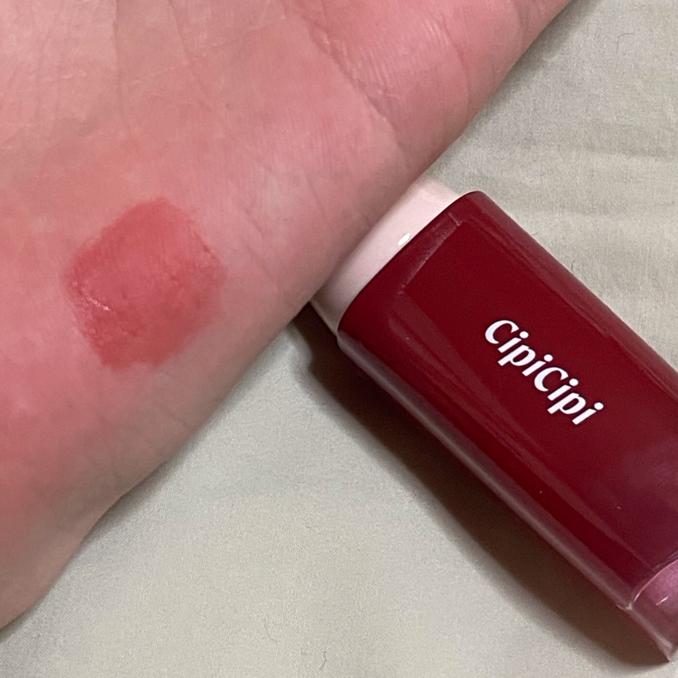 デューイフィルムティント/CipiCipi/リップティントを使ったクチコミ（3枚目）