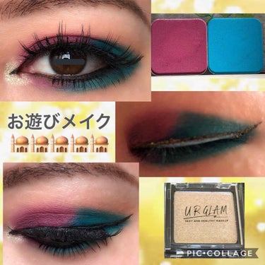 UR GLAM　POWDER EYESHADOW ゴールド/U R GLAM/パウダーアイシャドウを使ったクチコミ（1枚目）