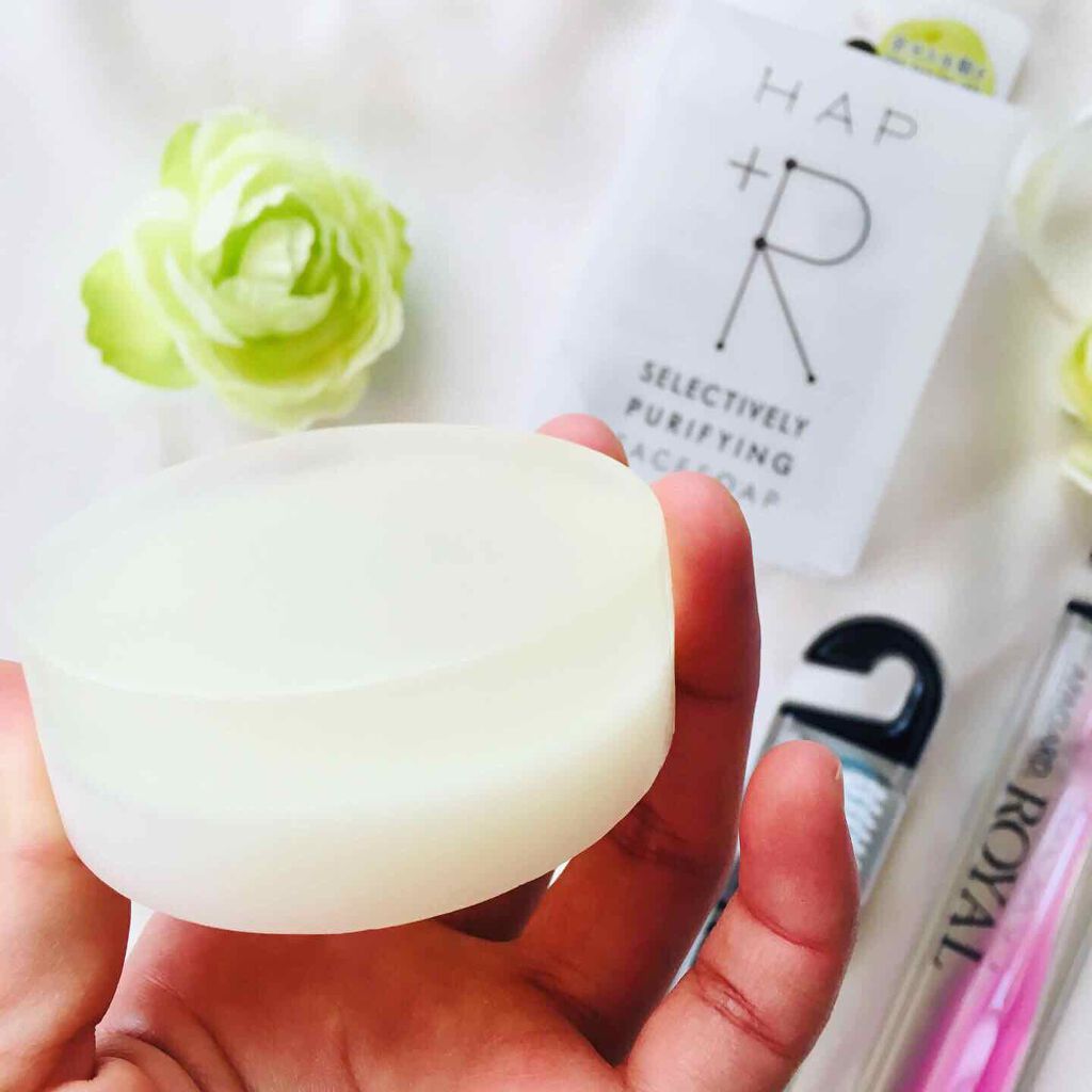 フェイスソープ/HAP+R/洗顔石鹸を使ったクチコミ(2枚目)