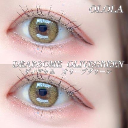 ディアサム(DearSome)/OLOLA/カラーコンタクトレンズを使ったクチコミ(2枚目)