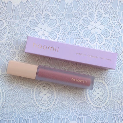 Melty flower lip tint/haomii/口紅を使ったクチコミ(2枚目)