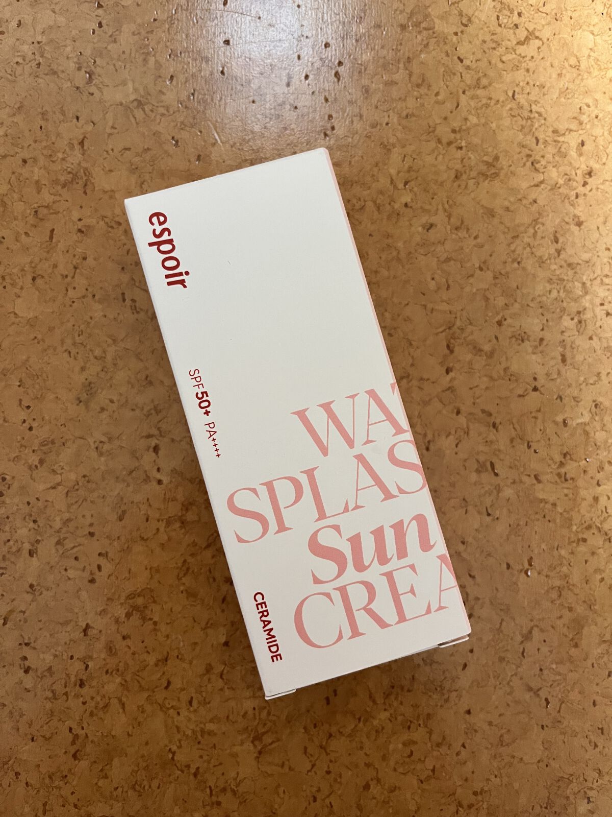 ウォータースプラッシュサンクリーム セラミド/espoir/日焼け止めクリームを使ったクチコミ（1枚目）