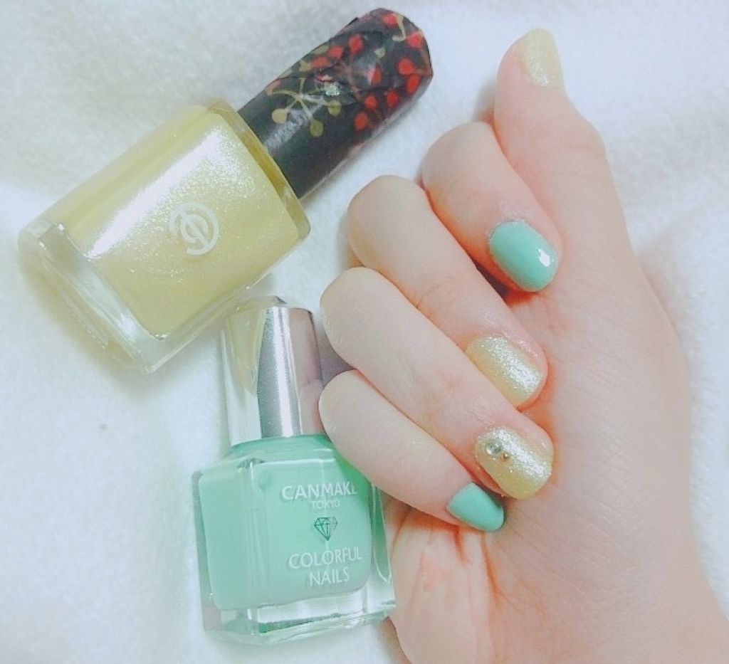 カラフルネイルズ/キャンメイク/マニキュアを使ったクチコミ（1枚目）