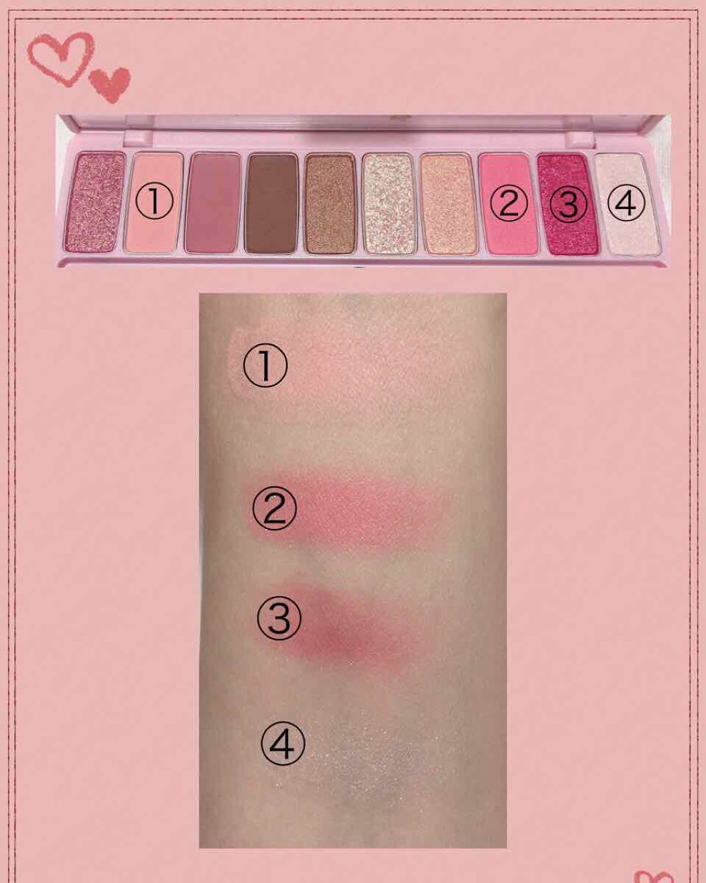 プレイカラー アイシャドウ/ETUDE/アイシャドウパレットを使ったクチコミ(2枚目)