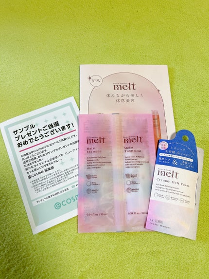 メルト クリーミーメルトフォーム/melt/市販シャンプーを使ったクチコミ(1枚目)