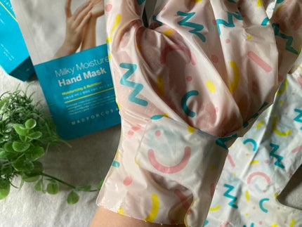 ミルキーモイスチャーハンドマスク/MADFORCOS/ハンドクリームを使ったクチコミ(5枚目)