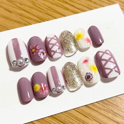 BRG ジェルネイル/DAISO/ジェルネイルを使ったクチコミ(1枚目)