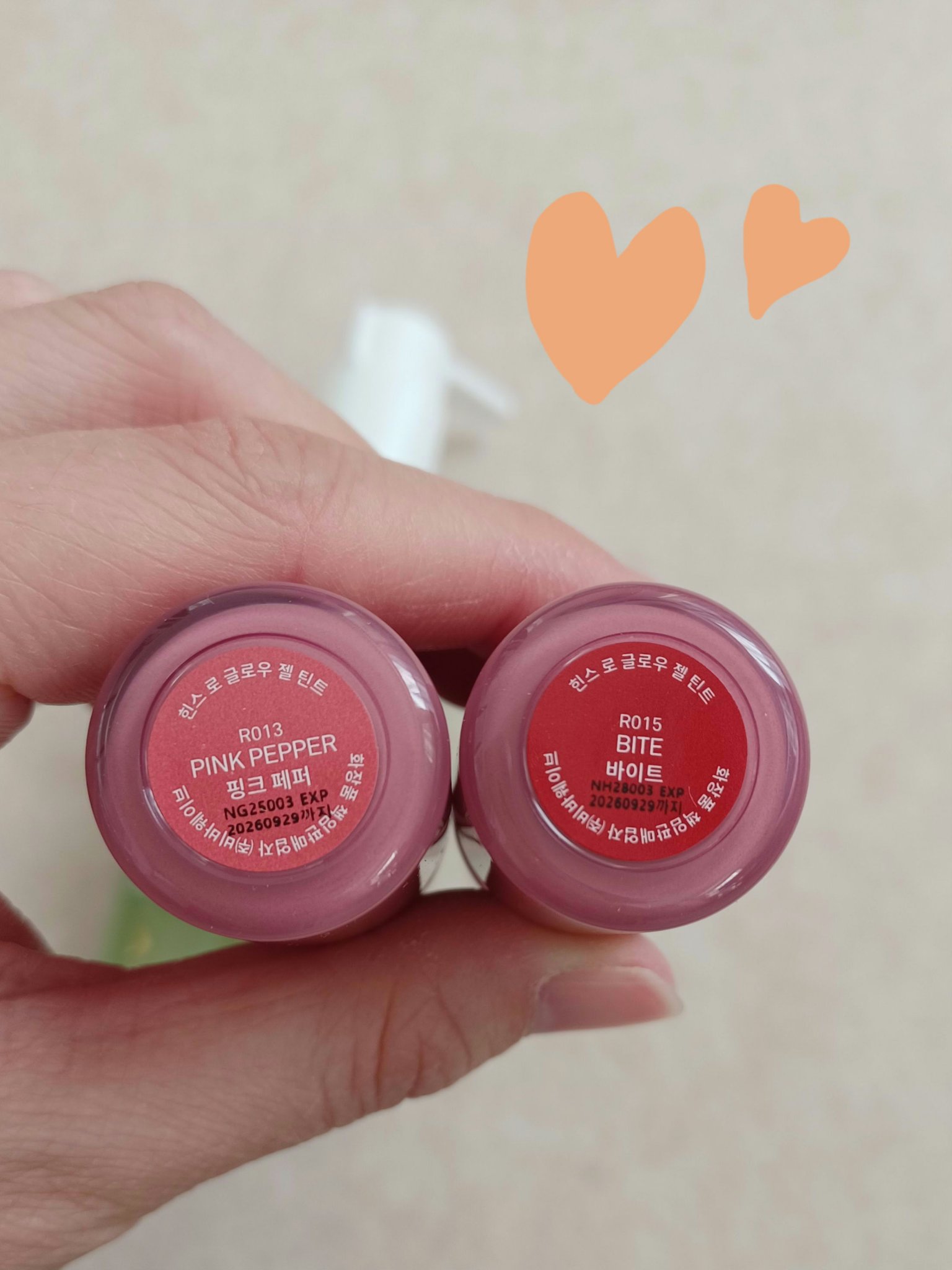 ロウグロウジェルティント/hince/リップティントを使ったクチコミ（3枚目）