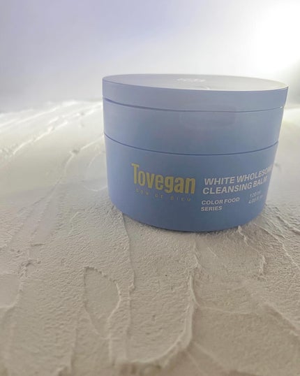 カラーフードシリーズホワイトホールサムクレンジングバーム/Tovegan/クレンジングバームを使ったクチコミ(2枚目)