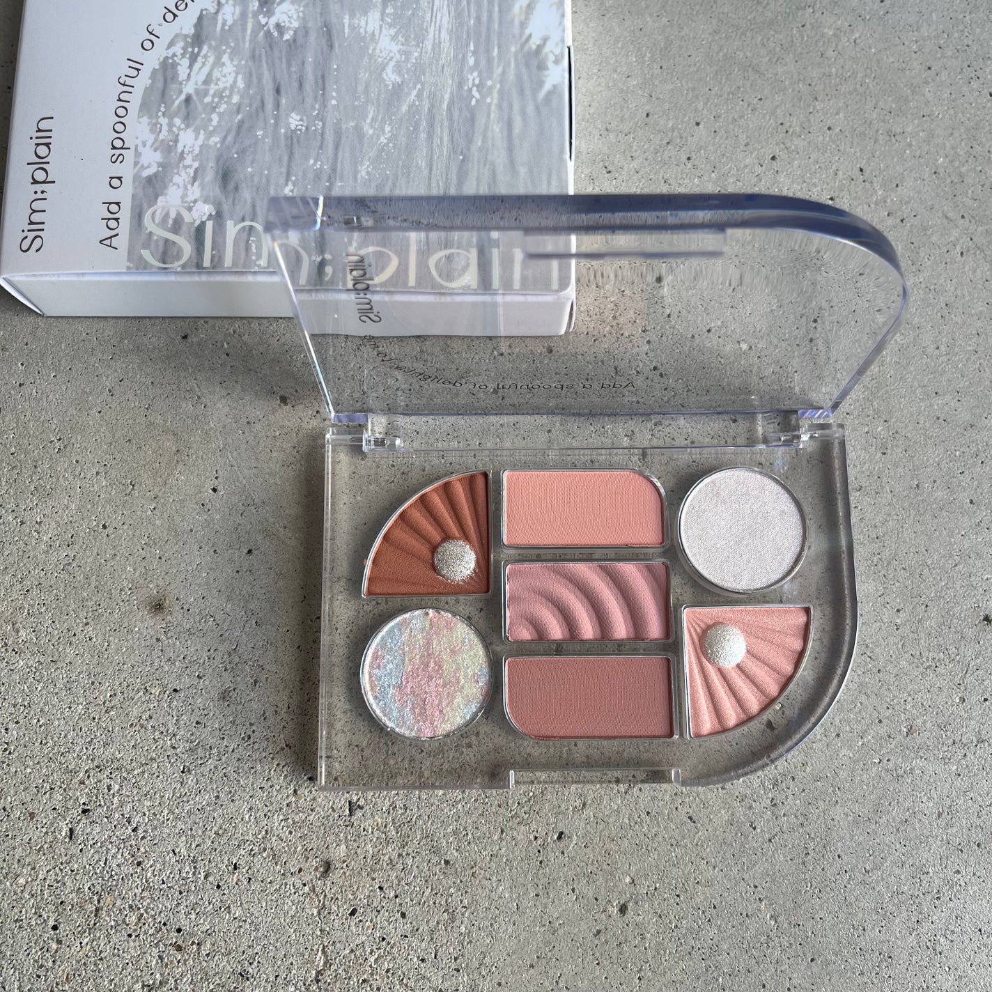 シンプレイン アイパレット/Sim;plain/アイシャドウパレットを使ったクチコミ(2枚目)