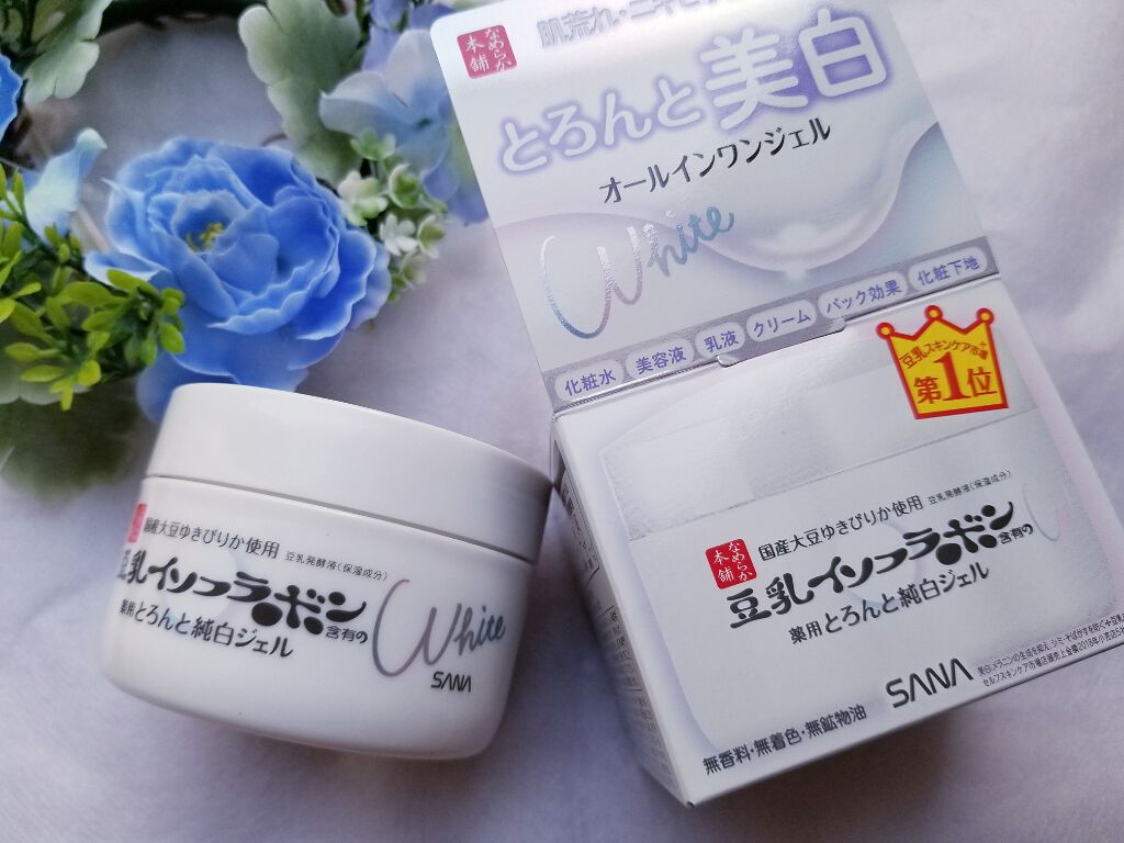 とろんと濃ジェル 薬用美白 N/なめらか本舗/オールインワン化粧品を使ったクチコミ(1枚目)