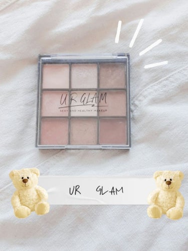 UR GLAM　BLOOMING EYE COLOR PALETTE/U R GLAM/パウダーアイシャドウを使ったクチコミ（1枚目）