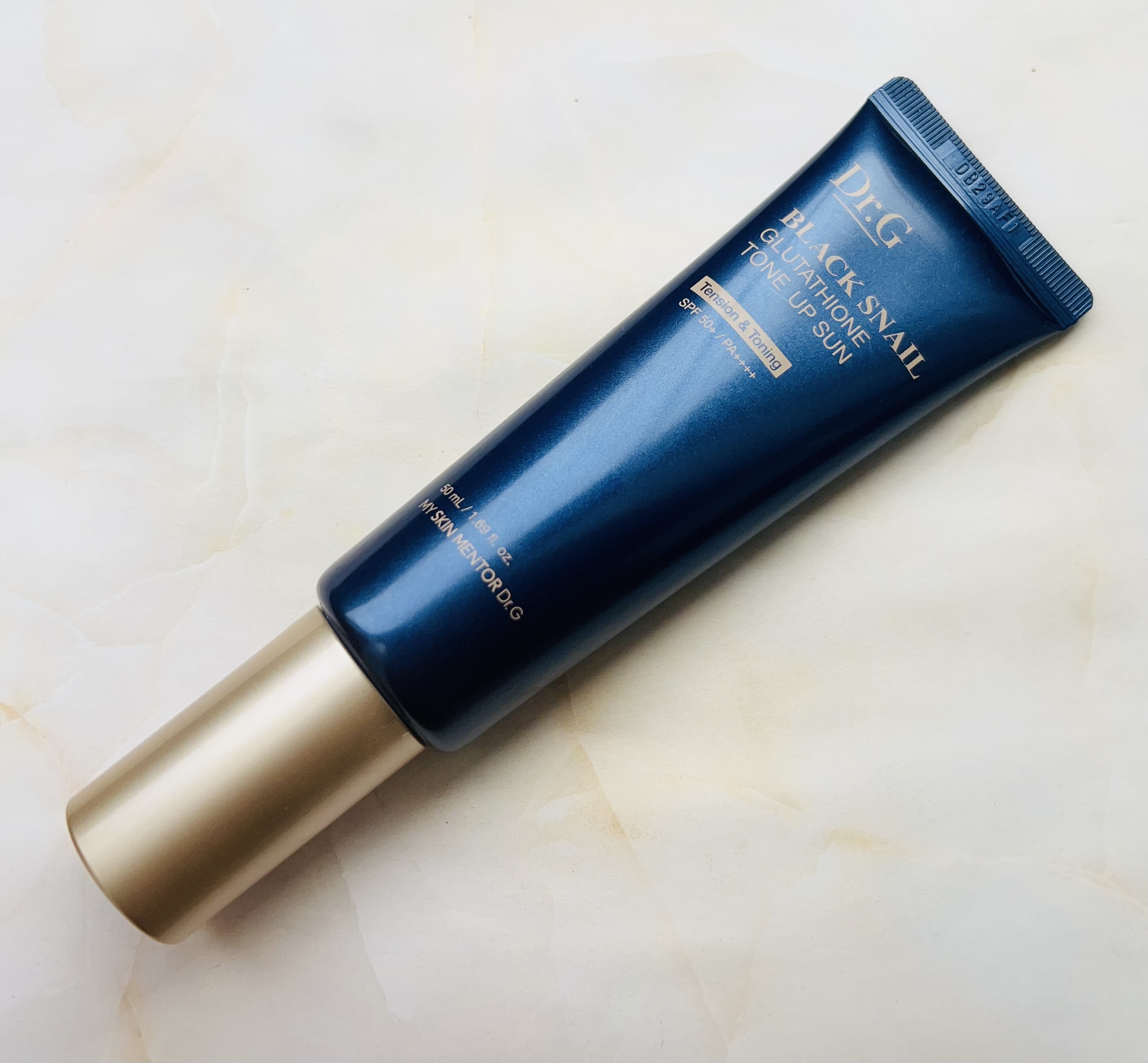 ブラックスネイルグルタチオントーンアップサン/Dr.G/日焼け止めクリームを使ったクチコミ（2枚目）