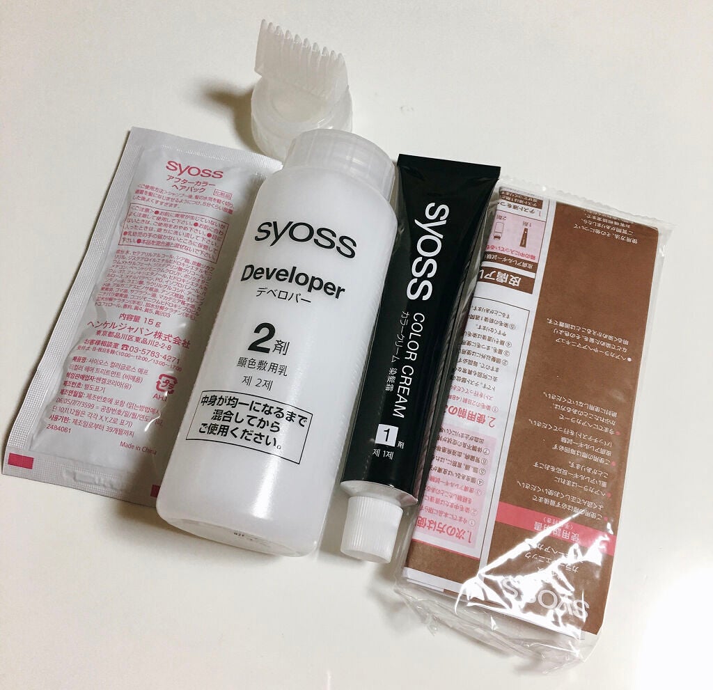 カラージェニック ミルキーヘアカラー (ちらっと白髪用)/サイオス/ヘアカラーを使ったクチコミ(2枚目)