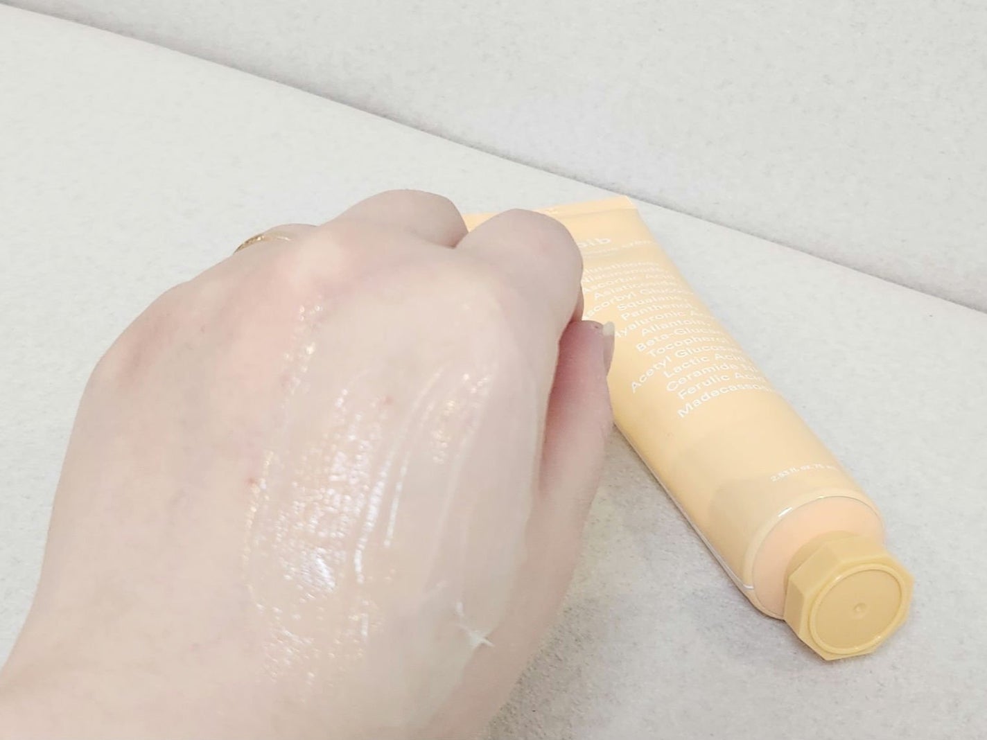 アビブ グルタチオンソームクリームビタチューブ/Abib /フェイスクリームを使ったクチコミ(4枚目)