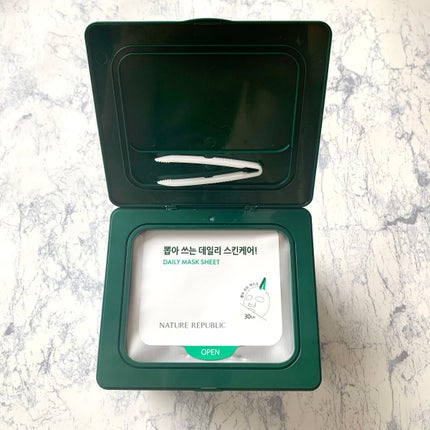 グリーンダーマCICA デイリーシートマスク/ネイチャーリパブリック/シートマスク・パックを使ったクチコミ(2枚目)