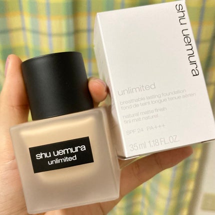 (旧)アンリミテッド ラスティング フルイド/shu uemura/リキッドファンデーションを使ったクチコミ(1枚目)
