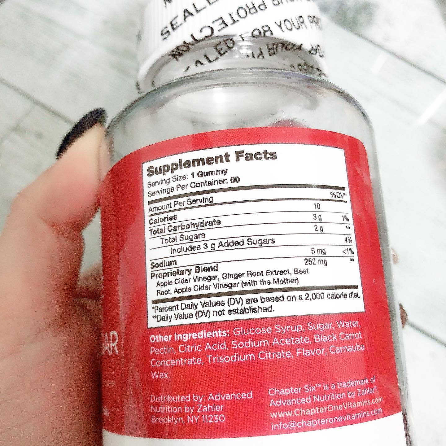 アップルビネガーグミサプリ/chapter six/美容サプリメントを使ったクチコミ（3枚目）