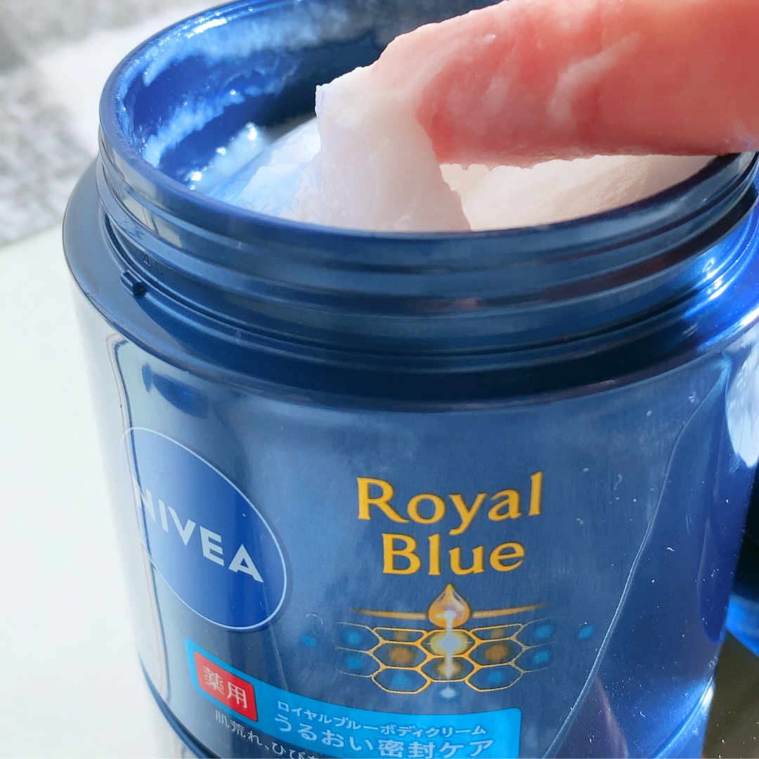 ニベア ロイヤルブルーボディクリーム うるおい密封ケア/ニベア/ボディクリームを使ったクチコミ(4枚目)