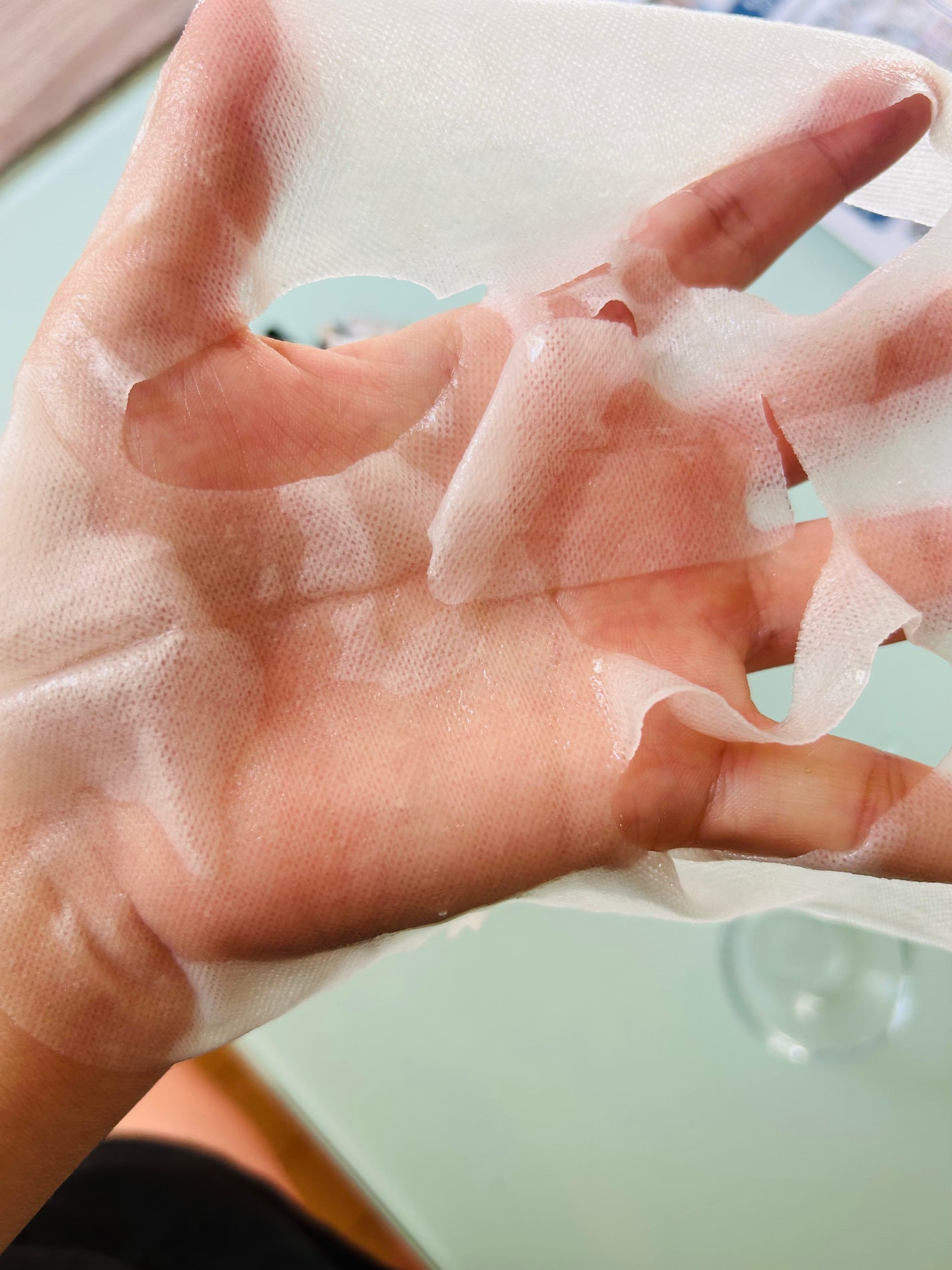 リズム べース デイリーケアマスク(ブラック)/RISM/シートマスク・パックを使ったクチコミ(5枚目)