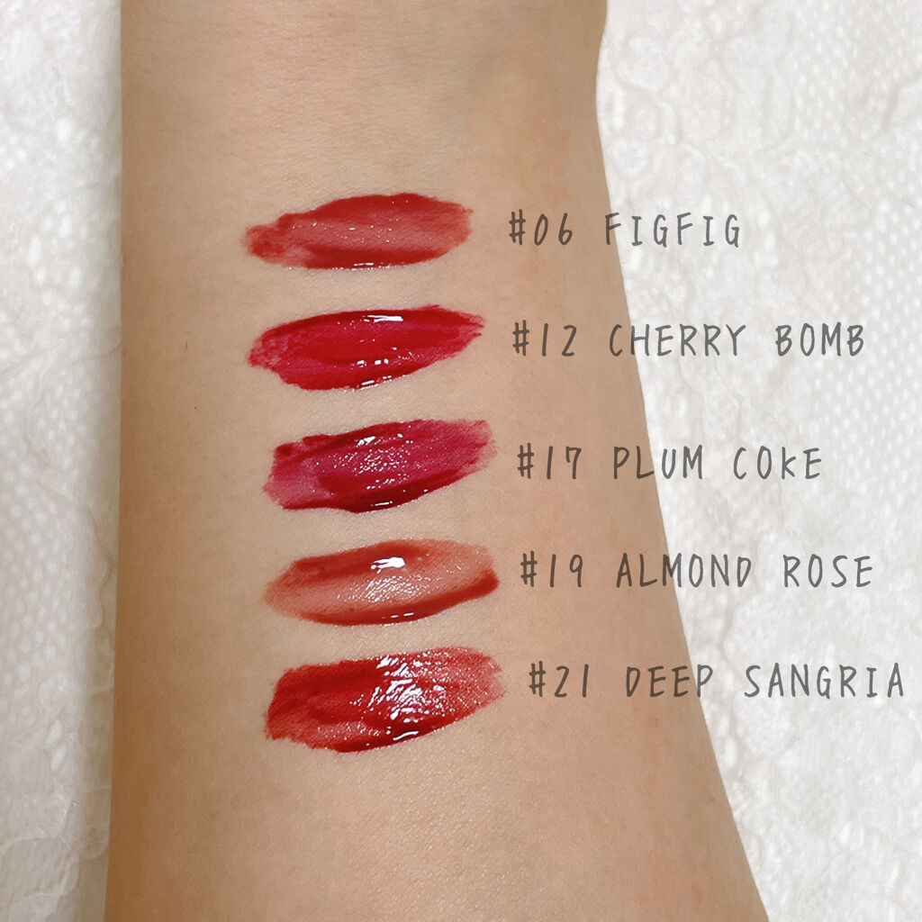 ジューシーラスティングティント/rom&nd/リップティントを使ったクチコミ（2枚目）