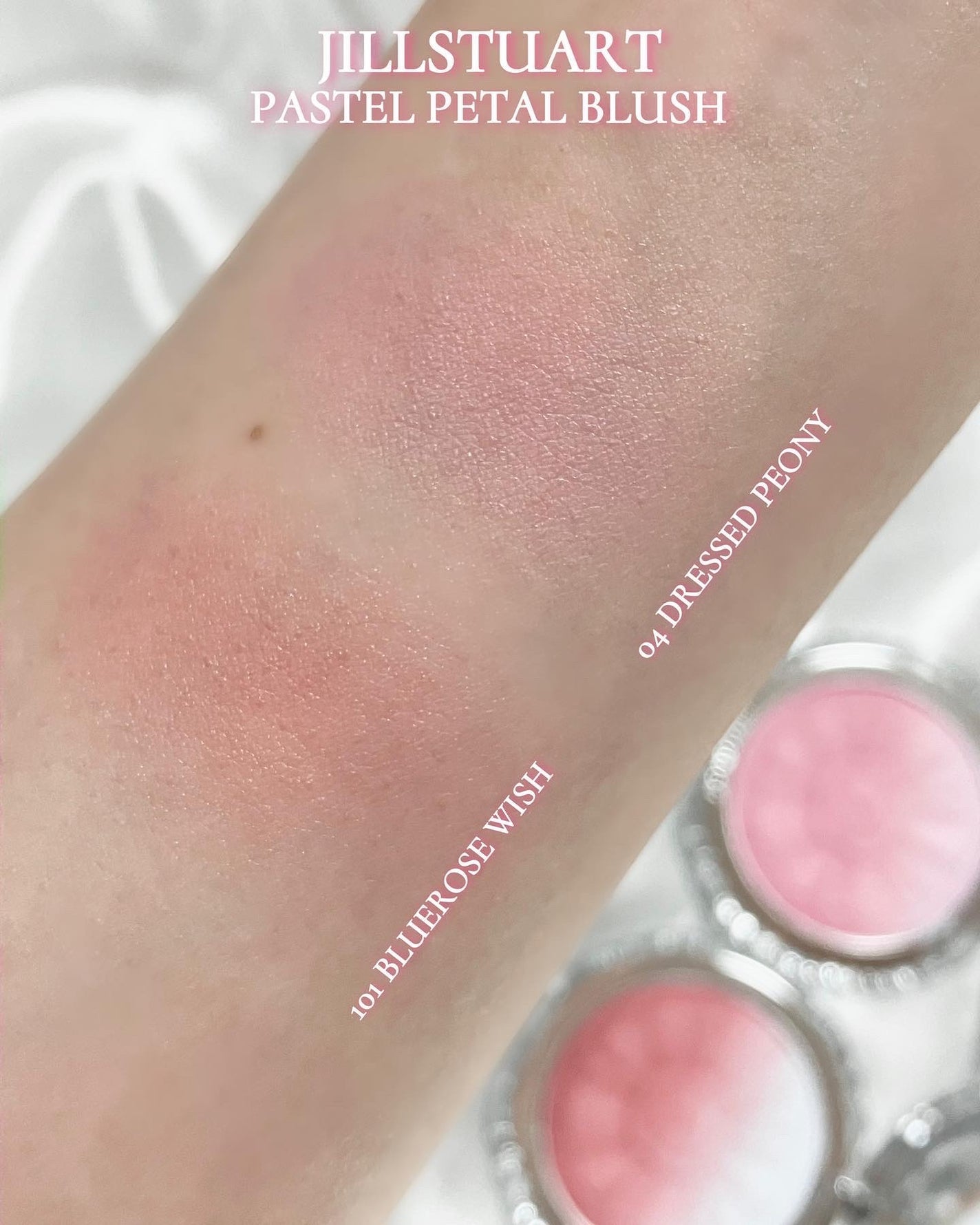 ジルスチュアート パステルペタル ブラッシュ/JILL STUART/パウダーチークを使ったクチコミ(5枚目)