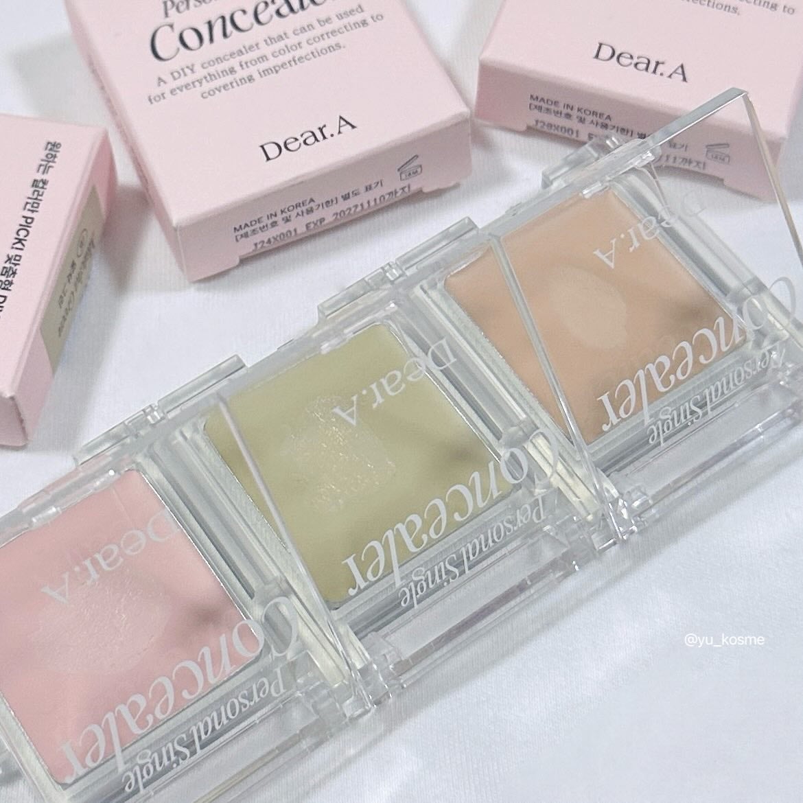 パーソナルシングルコンシーラー/Dear.A/パレットコンシーラーを使ったクチコミ(8枚目)