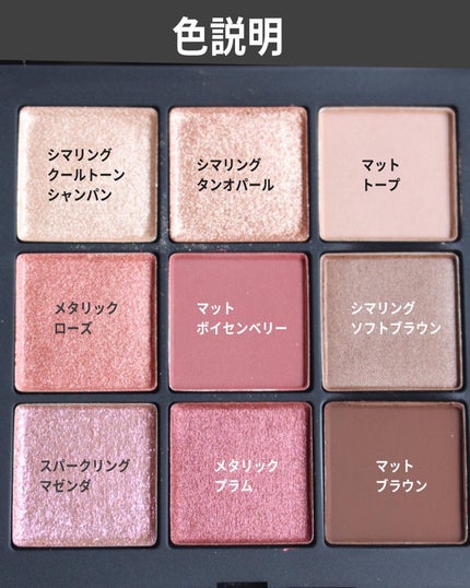 アンインヒビテッド アイシャドーパレット S /NARS/アイシャドウパレットを使ったクチコミ(4枚目)