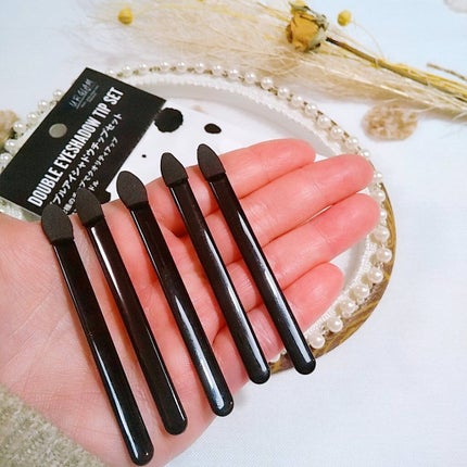 UR GLAM DOUBLE EYESHADOW TIP SET(ダブルアイシャドウチップセット)/U R GLAM/メイクブラシを使ったクチコミ(5枚目)