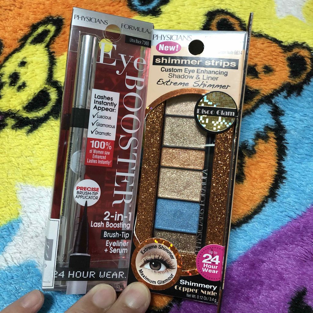 シマーストリプスアイシャドウ＆ライナー/PHYSICIANS FORMULA/アイシャドウパレットを使ったクチコミ（1枚目）