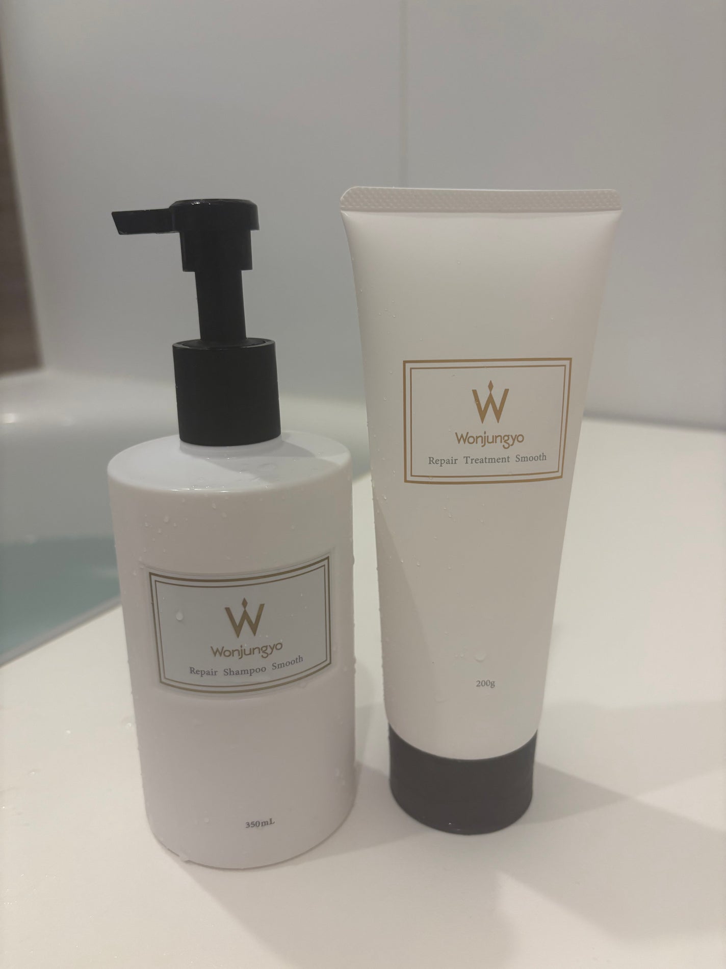 ウォンジョンヨ リペアシャンプー スムース/リペアトリートメント スムース/Wonjungyo/市販シャンプーを使ったクチコミ(1枚目)