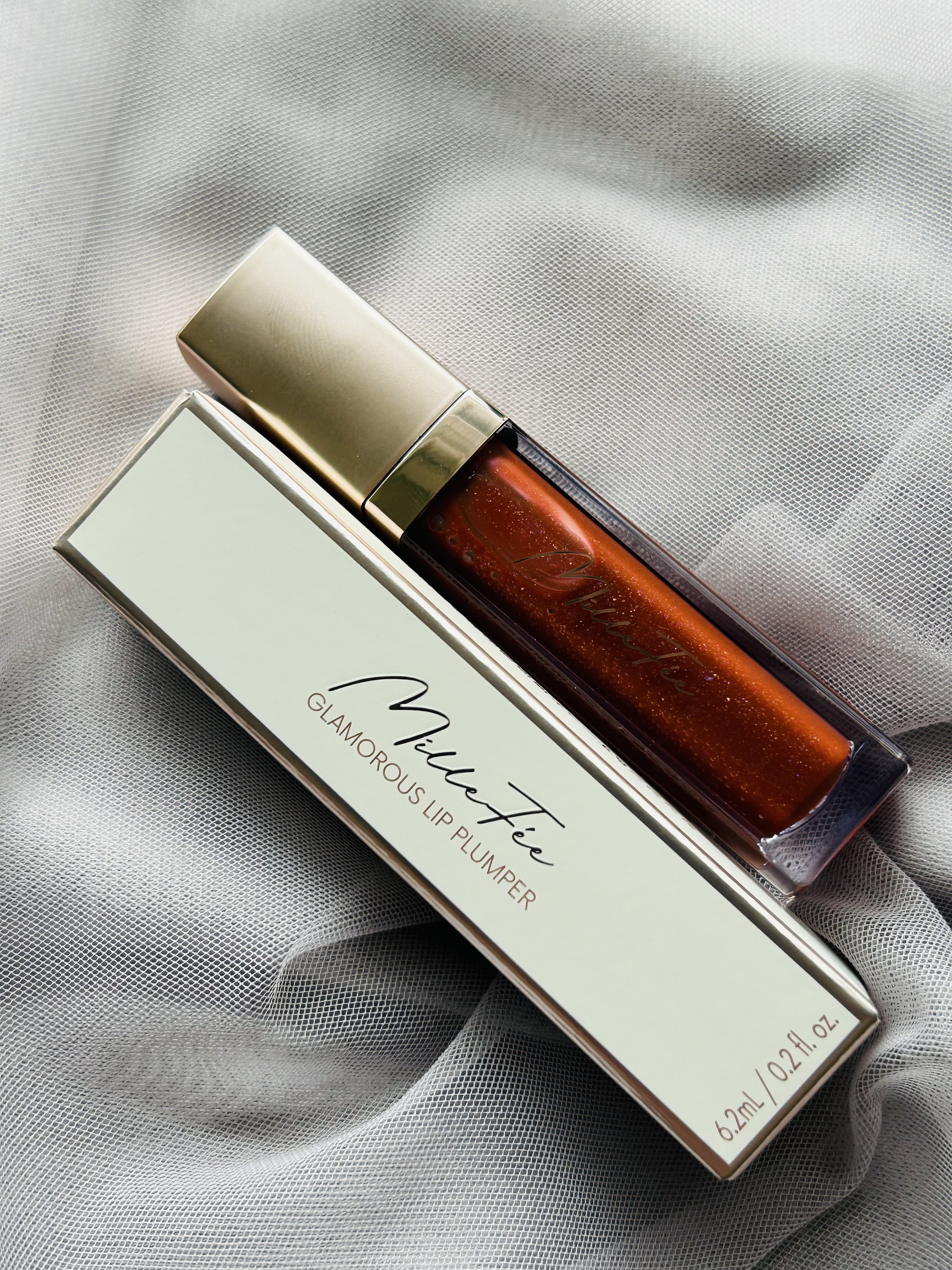 グラマラスリッププランパー 05 ロマンティックブラウン/MilleFée/リッププランパーを使ったクチコミ（2枚目）