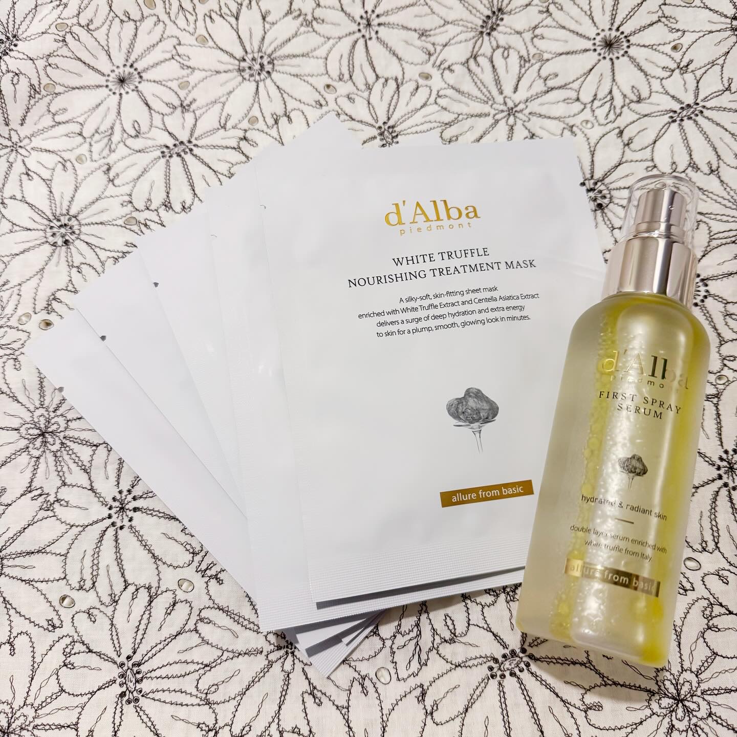 ダルバ ホワイトトリュフファーストスプレーセラム/ダルバ/ミスト状化粧水を使ったクチコミ（1枚目）