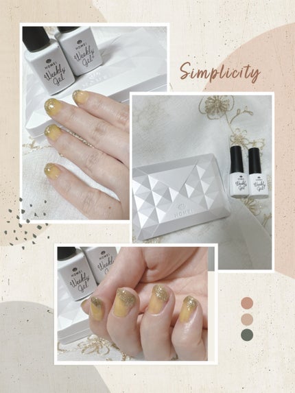 ウィークリージェル/HOMEI/ジェルネイルを使ったクチコミ(5枚目)