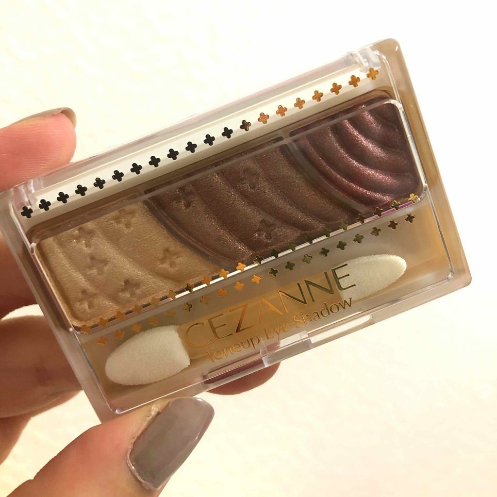 トーンアップアイシャドウ/CEZANNE/アイシャドウパレットを使ったクチコミ(1枚目)