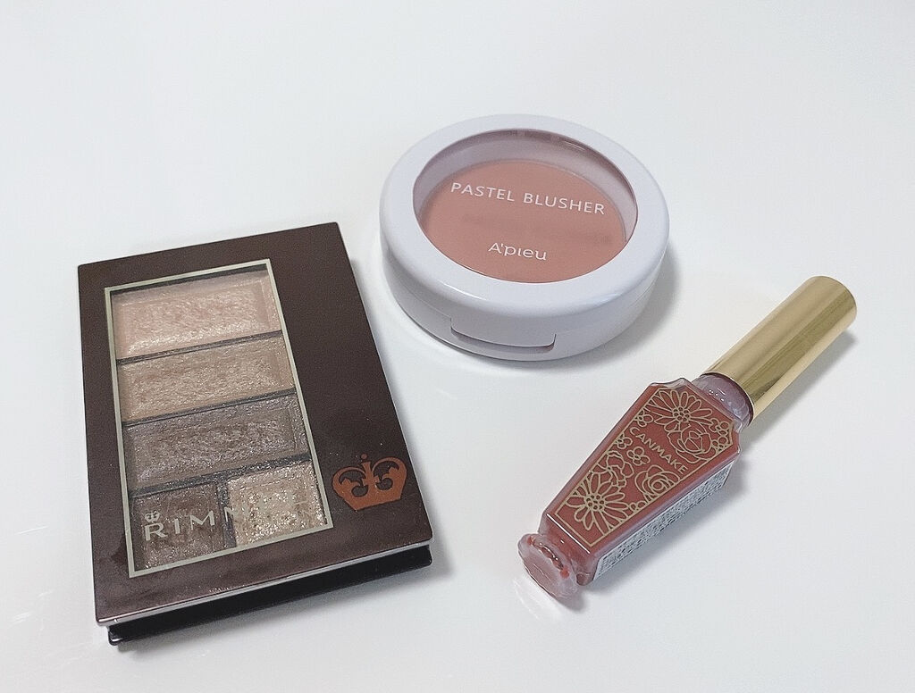 アピュー パステルブラッシャー CR06ムーディーなイチジク/A’pieu/パウダーチークを使ったクチコミ（1枚目）
