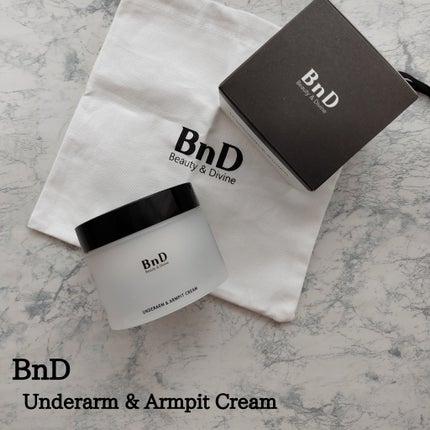 BnDアンダーアームクリーム(ボディクリーム)/BnD/デリケートゾーンケアを使ったクチコミ(1枚目)
