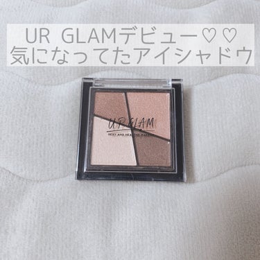 UR GLAM　VELVET EYE COLOR PALETTE/U R GLAM/パウダーアイシャドウを使ったクチコミ（1枚目）