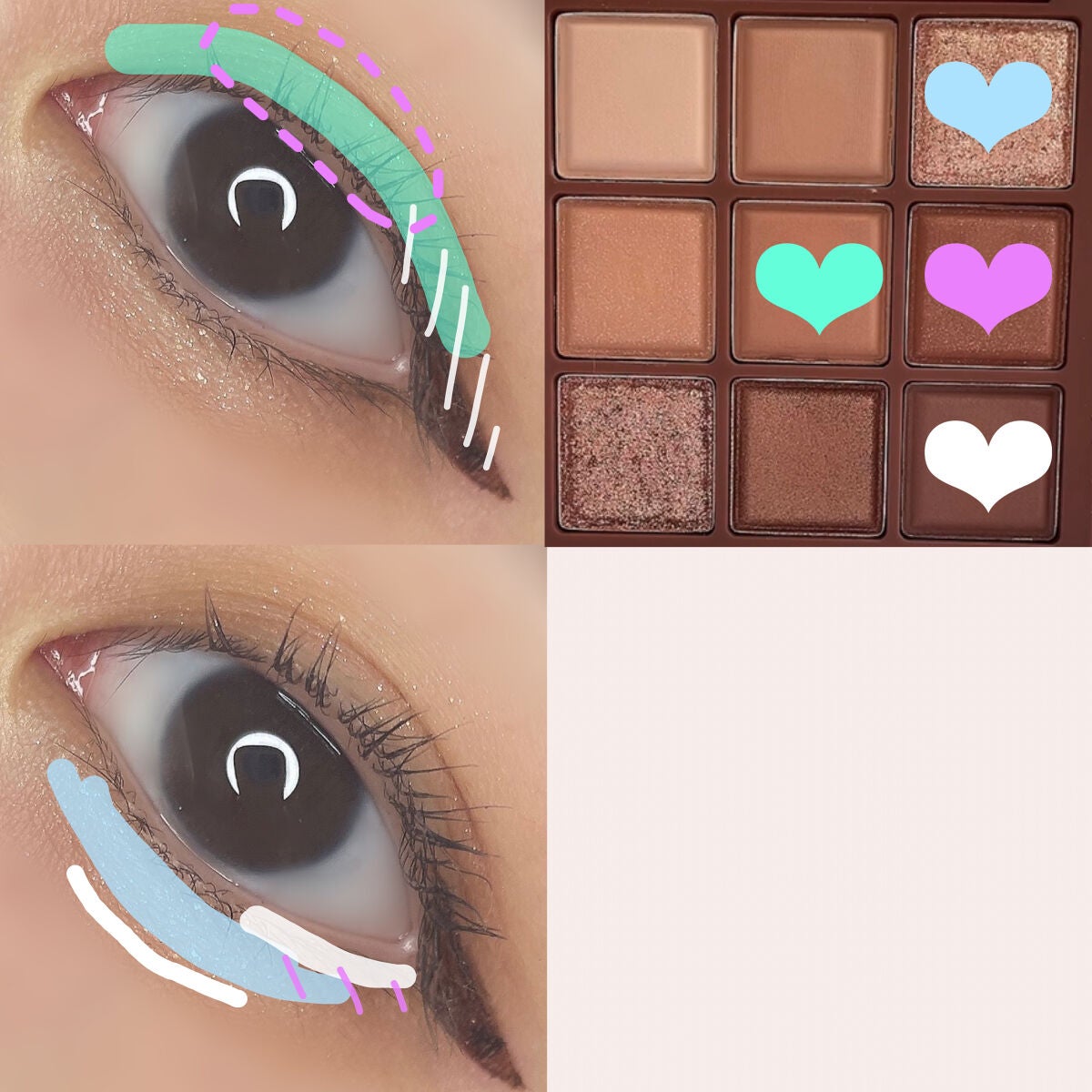 シャドウパレット/dasique/アイシャドウパレットを使ったクチコミ(4枚目)