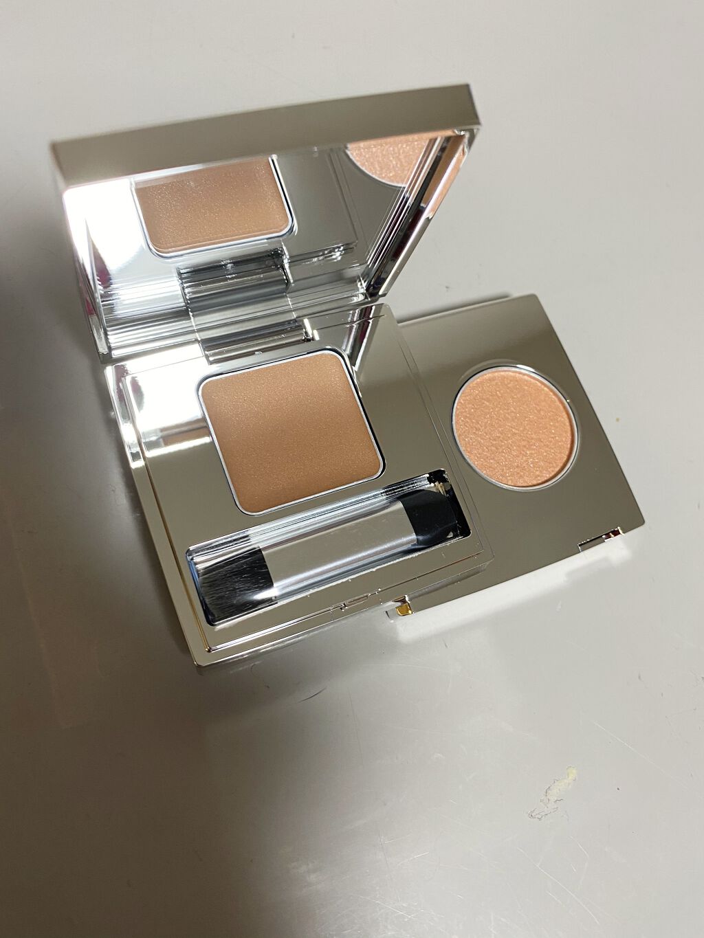 ザ ベージュライブラリー アイシャドウデュオ 03 ヌードトリック/RMK/ジェル・クリームアイシャドウを使ったクチコミ（1枚目）